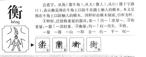 衡意思名字|【衡意思名字】衡字意思名字：揭秘「衡」字寓意與五行屬性